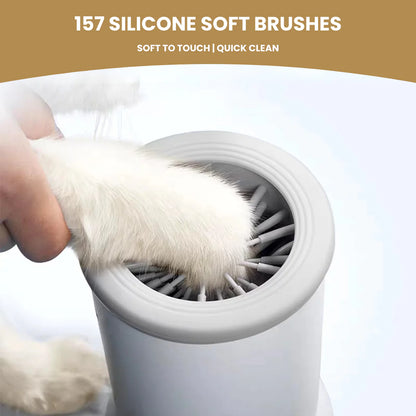EcoPurrly  Automatic Dog Paw Washer & Massager – USB Rechargeable Portable Cleaning Cup for Small to Medium Pets