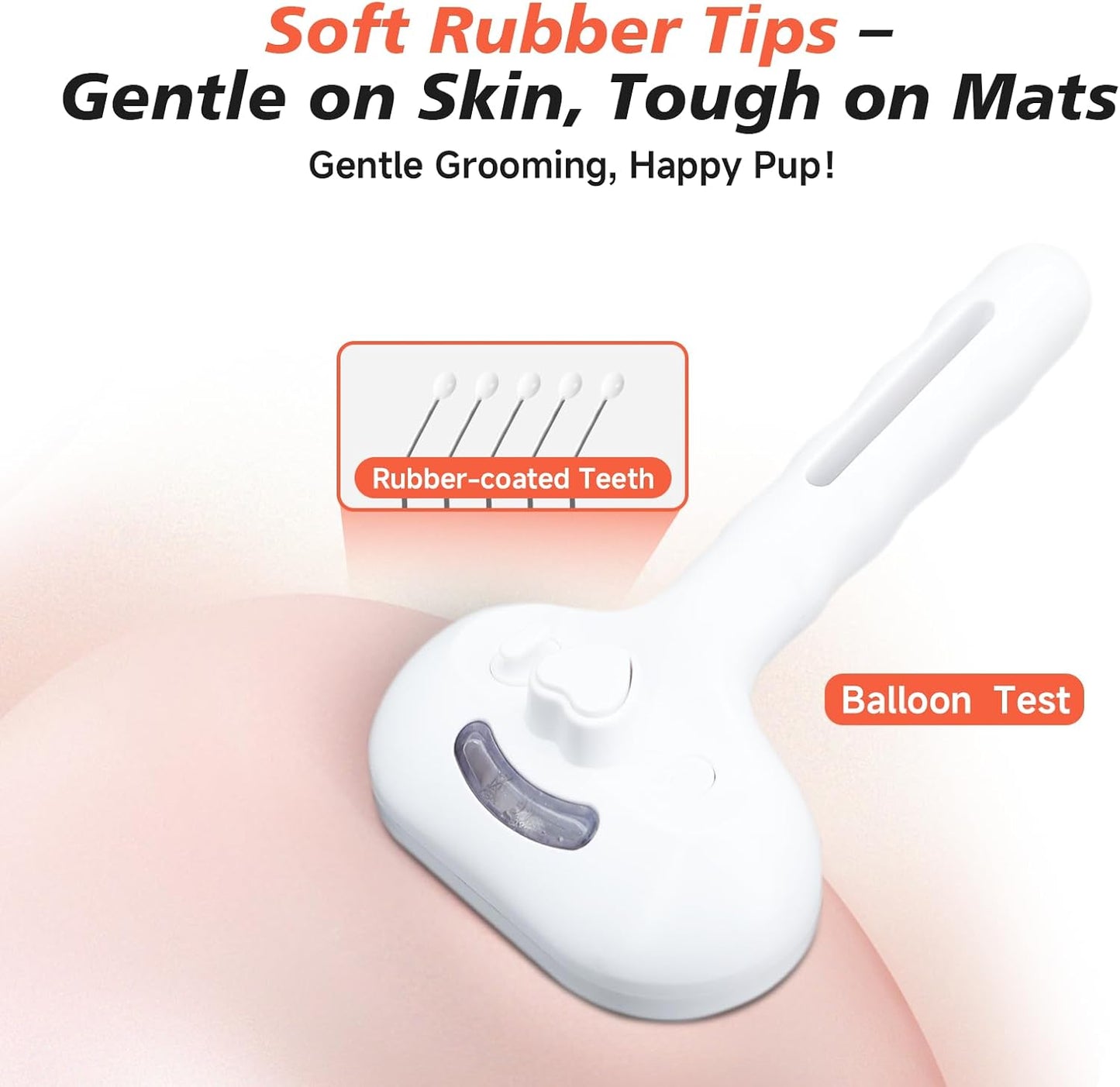 EcoPurrly 3-in-1 Steam Dog Brush for Grooming & Shedding – Self-Cleaning Deshedding Comb with Spray Function, Slicker Hair Removal Tool for Dogs & Cats