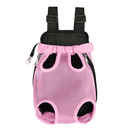EcoPurrly Pet Backpack Carrier with Adjustable Straps – Front Mesh Cat & Dog Shoulder Bag