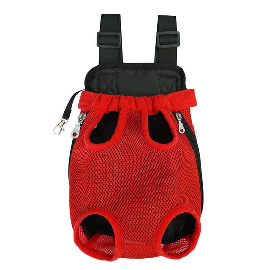 EcoPurrly Pet Backpack Carrier with Adjustable Straps – Front Mesh Cat & Dog Shoulder Bag