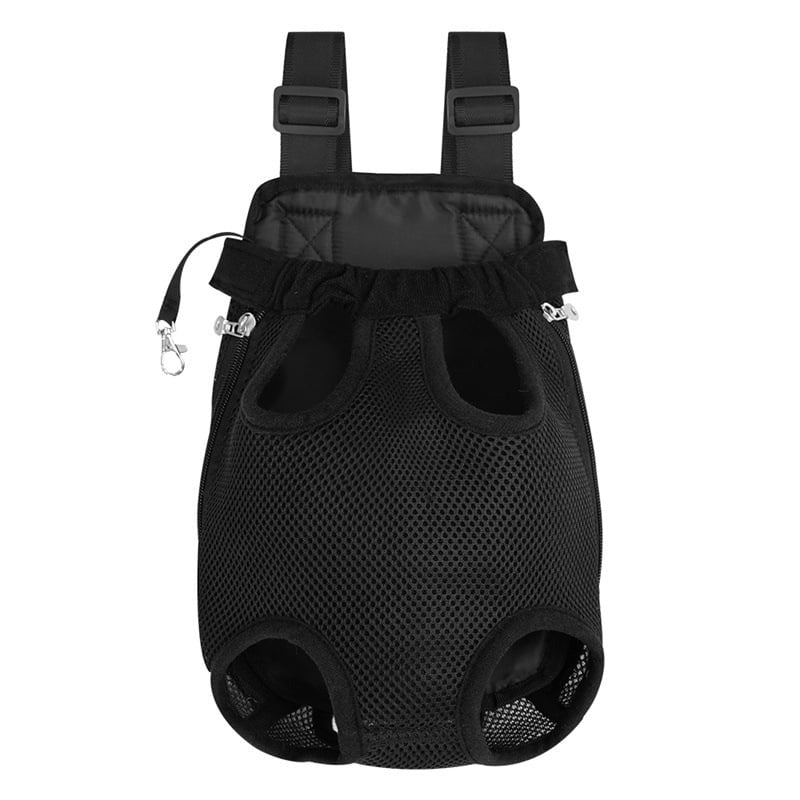 EcoPurrly Pet Backpack Carrier with Adjustable Straps – Front Mesh Cat & Dog Shoulder Bag
